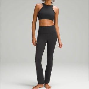 New with tags. Align high rise mini flare extra short 28”